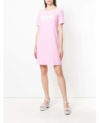 Boutique Moschino Holiday Applique T Shirt Dress