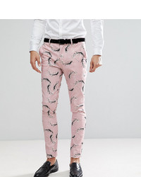 ASOS DESIGN Asos Tall Super Skinny Smart Trousers With Blossom Print
