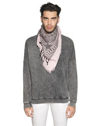 Diesel Mohican Printed Cotton Scarf