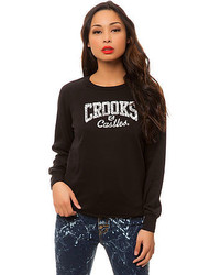 Crooks & Castles Crooks And Castles The Squadlife Core Logo Pullover In Pink