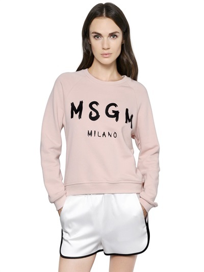msgm logo sweatshirt