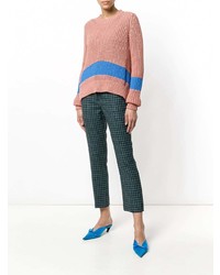 N°21 N21 Block Stripe Chunky Knit Sweater