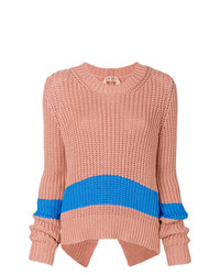 N°21 N21 Block Stripe Chunky Knit Sweater