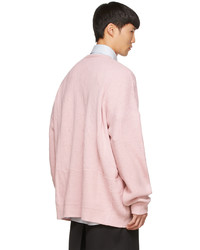 Raf Simons Pink Merino Wool Sweater