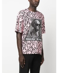 Moschino Animal Print Cotton T Shirt