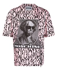 Moschino Animal Print Cotton T Shirt