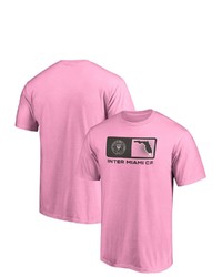 FANATICS Branded Pink Inter Miami Cf Team Lineup T Shirt