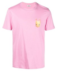 Sandro Bunny Print Organic Cotton T Shirt