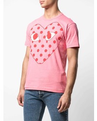 Comme Des Garcons Play Comme Des Garons Play Logo Print T Shirt