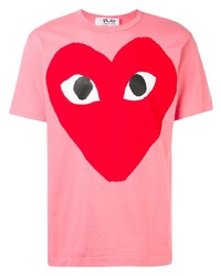 Comme Des Garcons Play Comme Des Garons Play Oversized Heart Print T Shirt