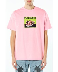 Pleasures Dental Cotton Graphic Tee In Pink At Nordstrom