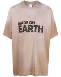 Vetements Faded Effect Logo Print T Shirt