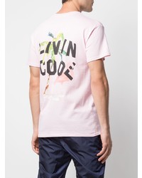 LIVINCOOL Flamingo Crewneck T Shirt
