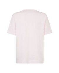 Fendi Floral Motif Logo T Shirt