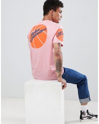 ASOS DESIGN Harlem Globetrotters Relaxed Longline T Shirt