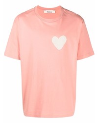 Haikure Heart Print T Shirt