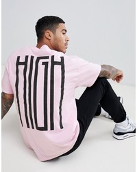 New Love Club High Back Print T Shirt