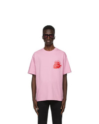 SSENSE WORKS Jeremy O Harris Pink Rose T Shirt