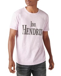 Lucky Brand Jimi Hendrix Burnout Cotton Graphic Tee