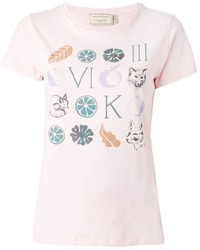 Kitsune Maison Kitsun Printed T Shirt