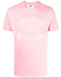 Cédric Charlier Logo Print Cotton T Shirt