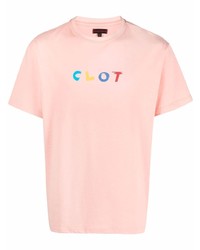 Clot Logo Print Crew Neck T Shirt