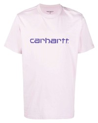 Carhartt WIP Logo Print Crew Neck T Shirt