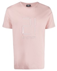 Karl Lagerfeld Logo Print T Shirt