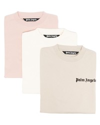 Palm Angels Logo Print T Shirt Pack Of 3