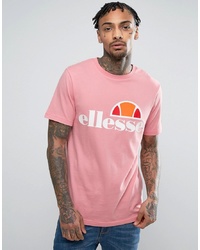 Ellesse Logo T Shirt In Pink