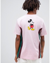 ASOS DESIGN Mickey Relaxed T Shirt With Contrast Side Panels