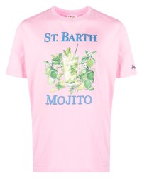 MC2 Saint Barth Mojito Graphic Print Cotton T Shirt