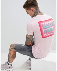 ASOS DESIGN Muscle Fit T Shirt With Usa Back Print