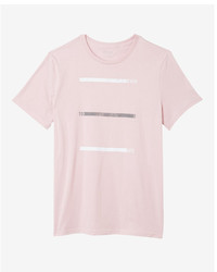 Express Never Too Late Crew Neck Graphic Tee