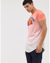 Ellesse Ombre T Shirt In Pink