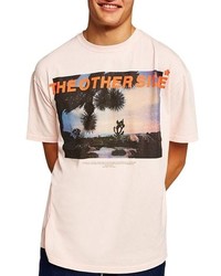 Topman Oversize Other Side Graphic T Shirt