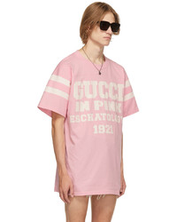 Gucci Pink 25 Eschatology In Pink 1921 T Shirt