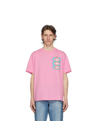 Billionaire Boys Club Pink Apple Logo T Shirt