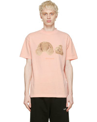 Palm Angels Pink Bear T Shirt