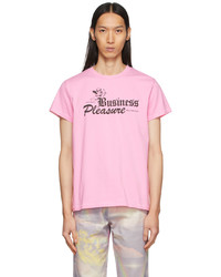 DOUBLE RAINBOUU Pink Business Pleasure Uni T Shirt