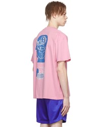 Brain Dead Pink Cotton T Shirt