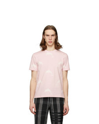 Thom Browne Pink Dolphin Icon Print T Shirt