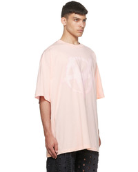 Vetements Pink Double Anarchy T Shirt