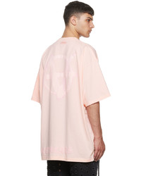 Vetements Pink Double Anarchy T Shirt