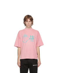 Palm Angels Pink Gd Exotic Club Boxy T Shirt