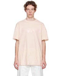 Alexander McQueen Pink Graffiti T Shirt