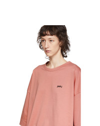 Juun.J Pink Graphic T Shirt