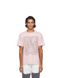 Golden Goose Pink Graphic T Shirt