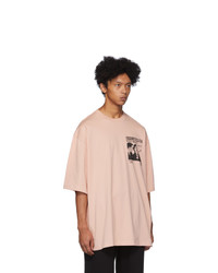 McQ Alexander McQueen Pink High Voltage Sonic Impact T Shirt