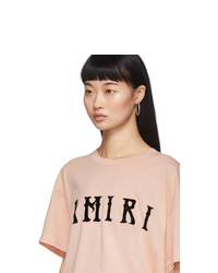 Amiri Pink Hippie T Shirt